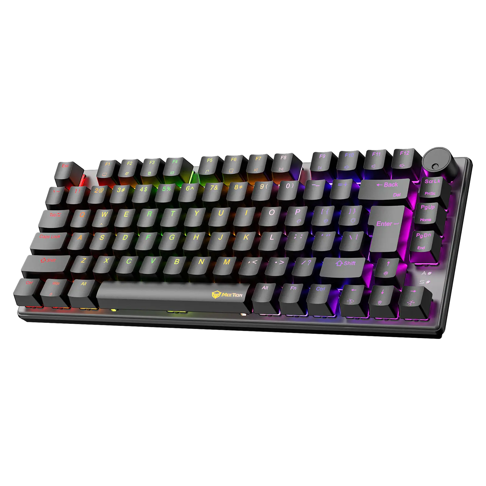 Meetion 75% RGB Hot-swap Mechanical Keyboard mk006 pro