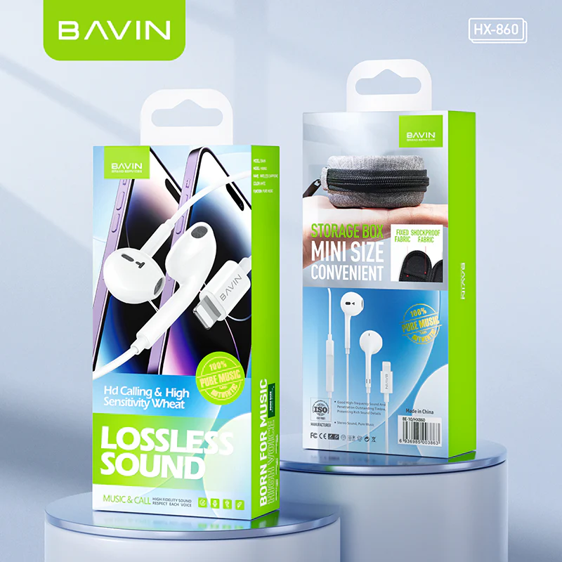 Bavin lightning earphones HX860