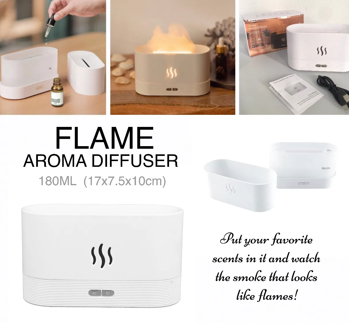 Flame Aroma Diffuser