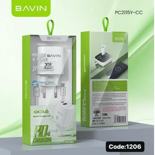 Bavin charger type-c type-c