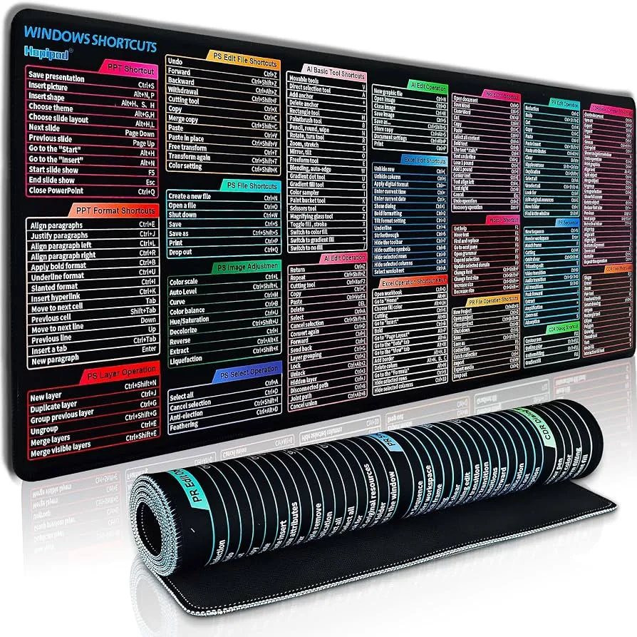 Mousepad Cshortcuts