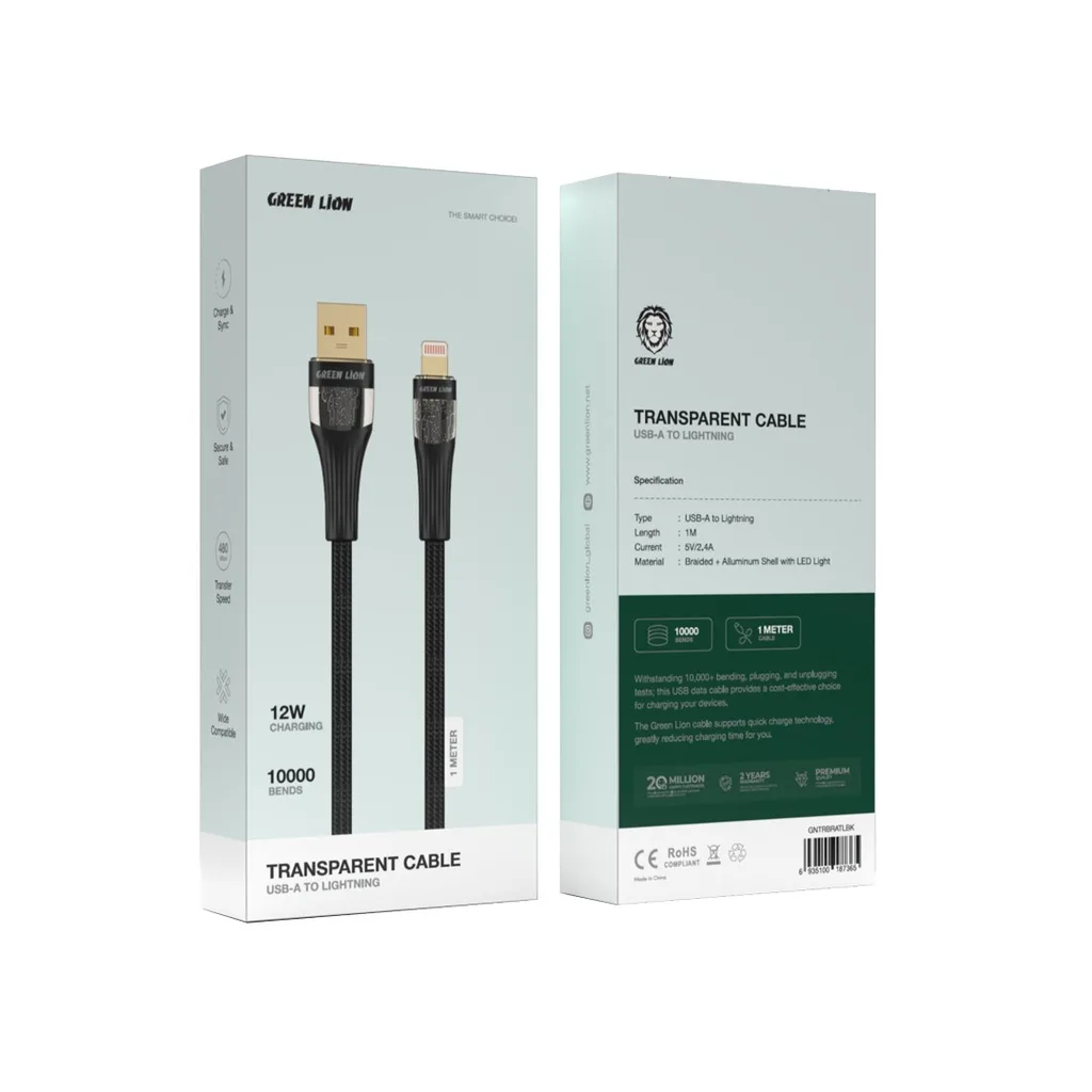Green Lion Transparent cable