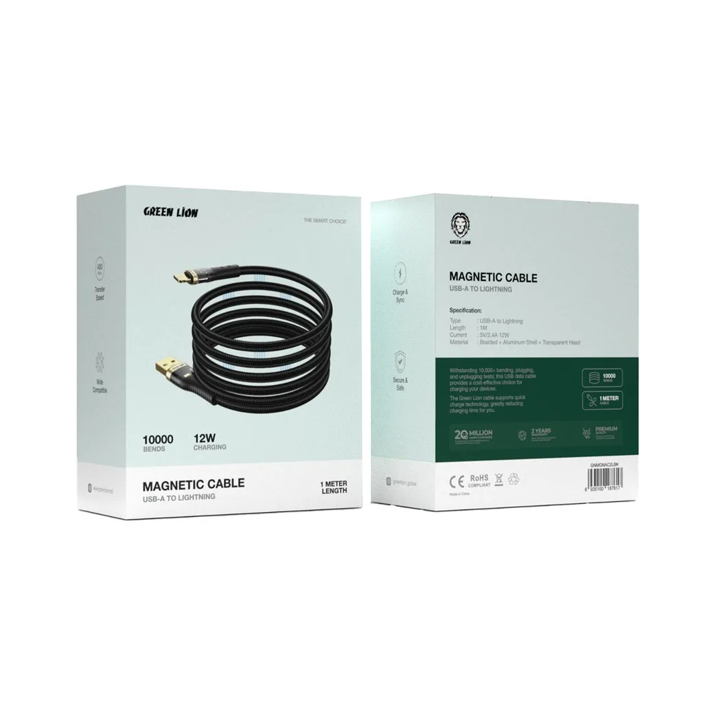 Green Lion magnetic cable lightning