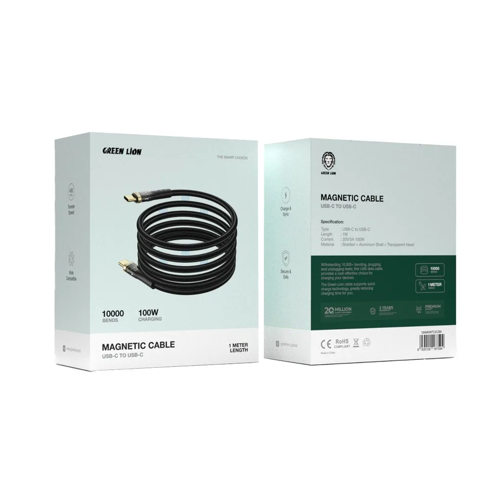Green Lion magnetic cable type-c