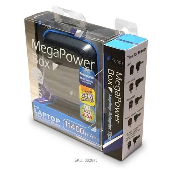 Fondi Mega Power Box 11400 mAh Powerbank FP1104S for Laptops